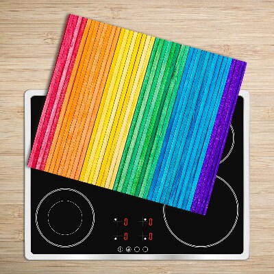 Chopping board Colored stripes