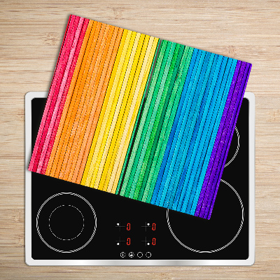 Chopping board Colored stripes