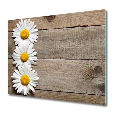 Chopping board Daisies wood