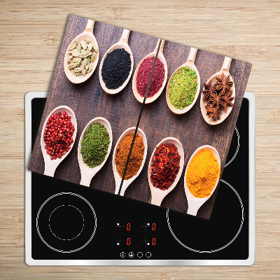 Chopping board Colorful spices