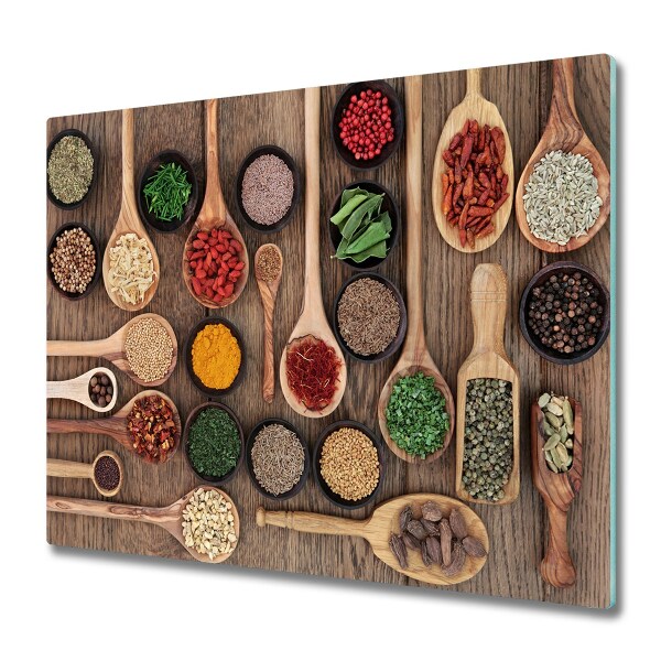 Chopping board Spices and herbs