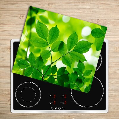 Chopping board Green leaves