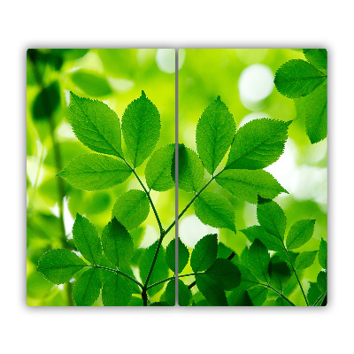 Chopping board Green leaves