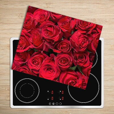 Chopping board Red roses