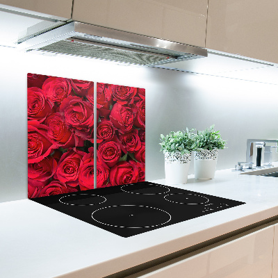 Chopping board Red roses