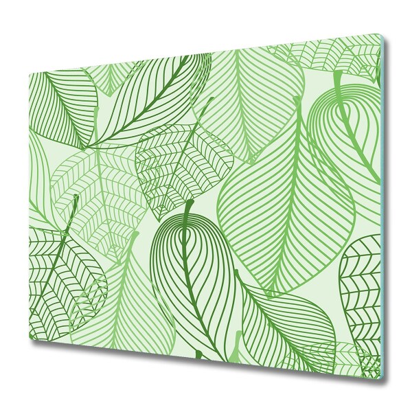 Chopping board Leaves pattern