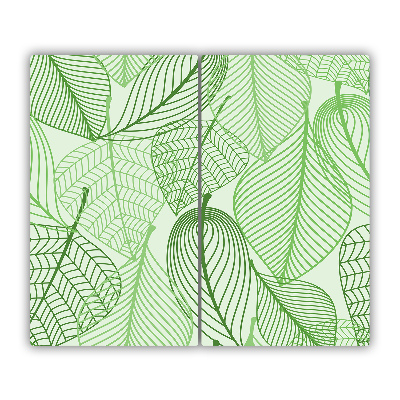 Chopping board Leaves pattern