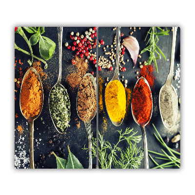 Chopping board Colorful spices