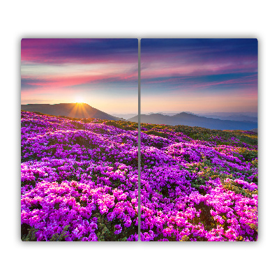 Chopping board Flowers in the mountains