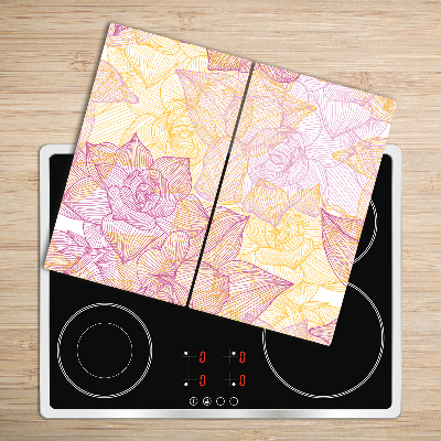 Chopping board Flower pattern