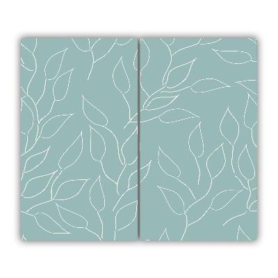 Chopping board Leaves pattern