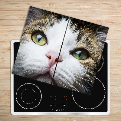 Chopping board Green cat eyes