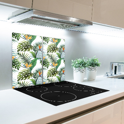 Chopping board Tropical flowers