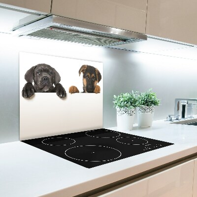 Chopping board Three puppies