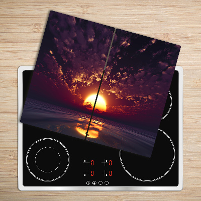 Chopping board Sunset