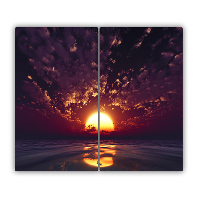 Chopping board Sunset