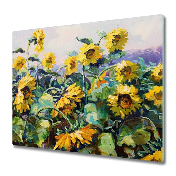 Chopping board Sunflowers