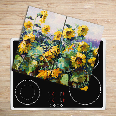 Chopping board Sunflowers