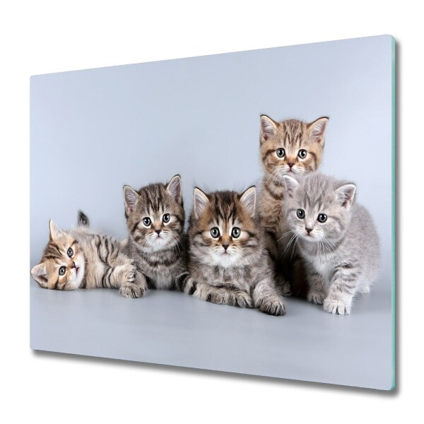 Chopping board Five cats