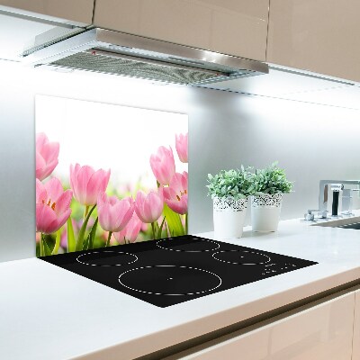 Chopping board Pink tulips