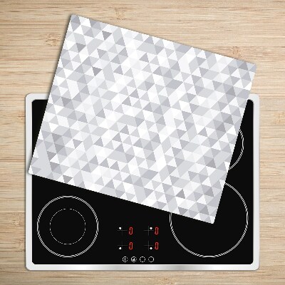 Chopping board Gray triangles