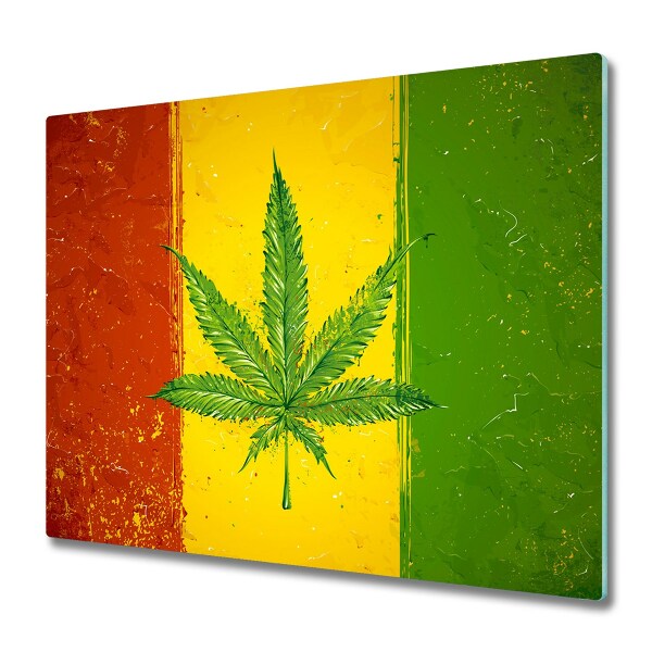 Chopping board Rasta flag