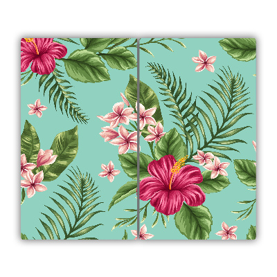 Chopping board Hawaii flowers