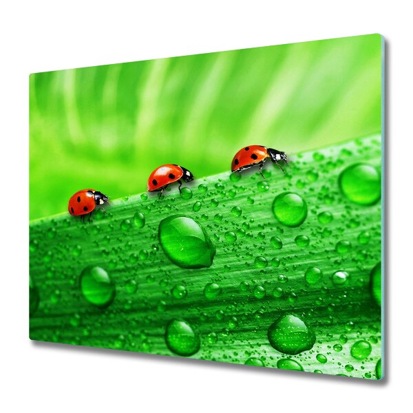 Chopping board Ladybug lawn