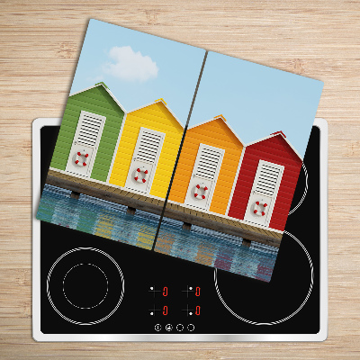 Chopping board Beach huts