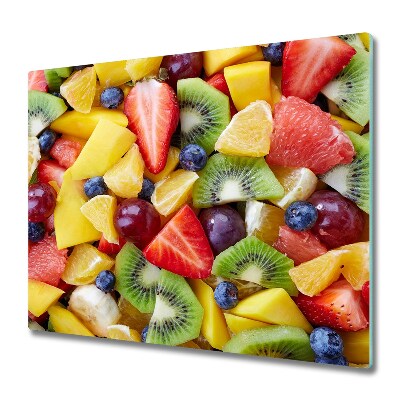 Chopping board Chopped fruits