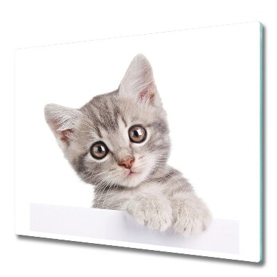 Chopping board Gray cat