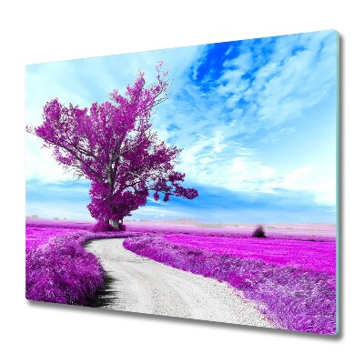 Chopping board Tree and path