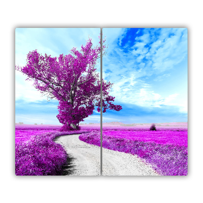 Chopping board Tree and path