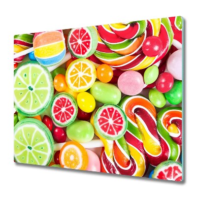 Chopping board Colorful candies