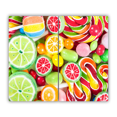 Chopping board Colorful candies