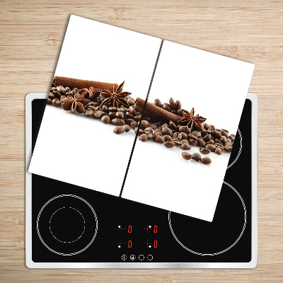 Chopping board Coffee beans cinnamon