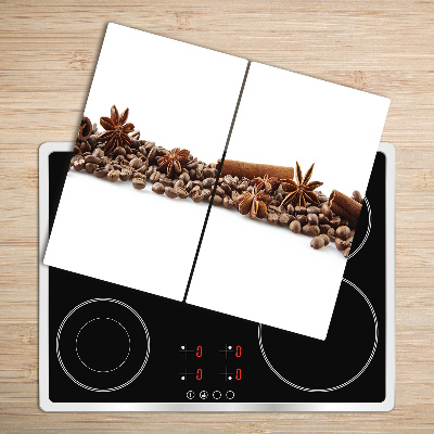 Chopping board Coffee beans cinnamon