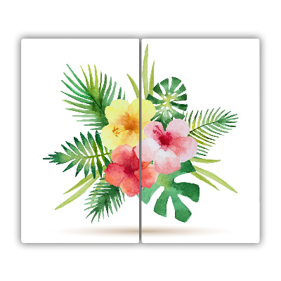 Chopping board Hawaii flowers