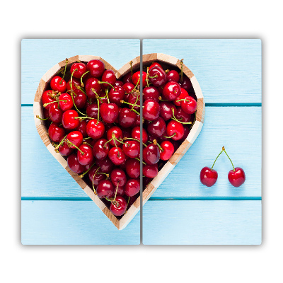 Chopping board Heart of cherries