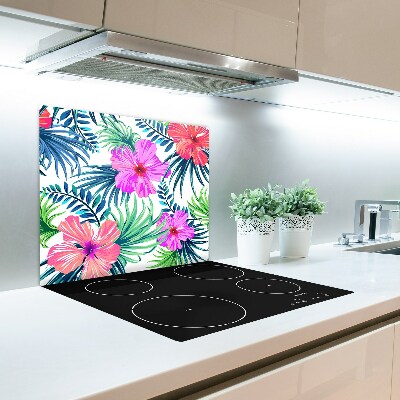 Chopping board Hawaii flowers