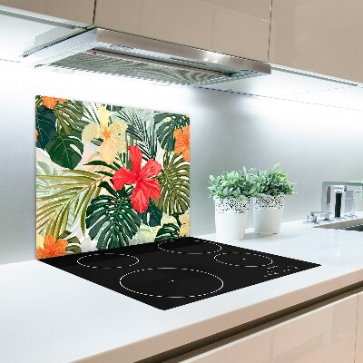 Chopping board Hawaii flowers