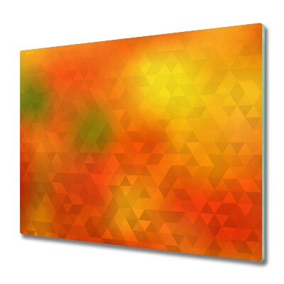 Chopping board Abstract triangles