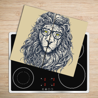 Chopping board Lion hipster