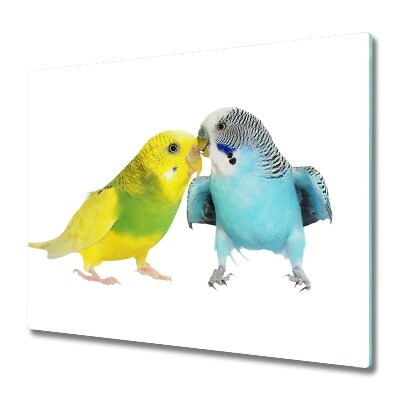 Chopping board Budgies