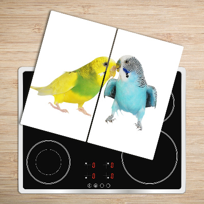 Chopping board Budgies