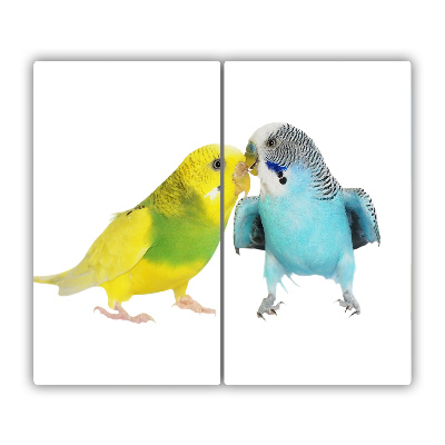 Chopping board Budgies