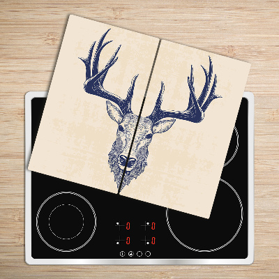 Chopping board Deer head