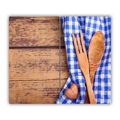 Chopping board Wood cutlery