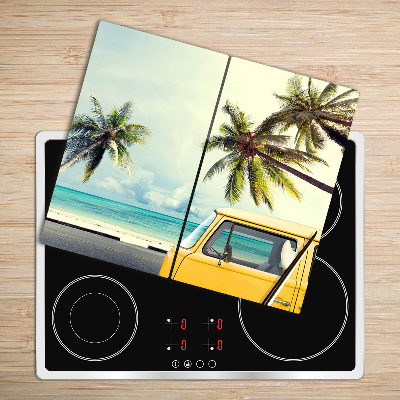 Chopping board Bus beach