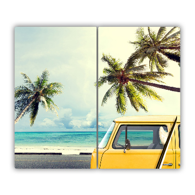 Chopping board Bus beach